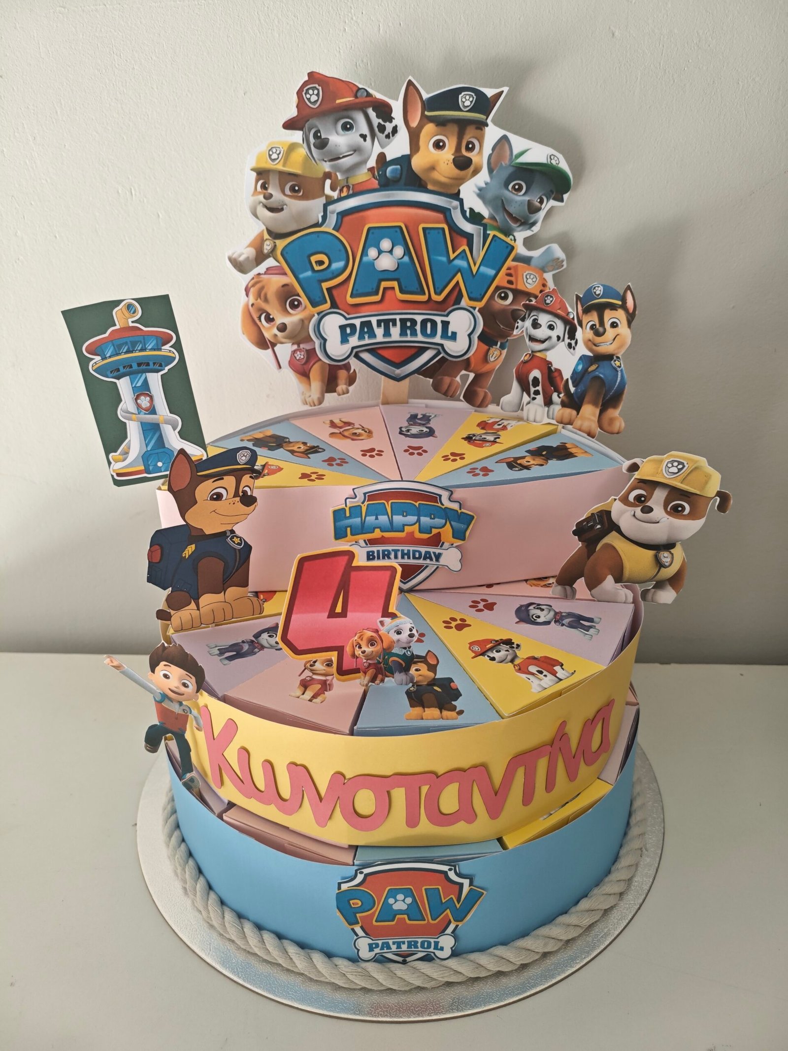 Χάρτινη τούρτα "Paw Patrol" - Image 15