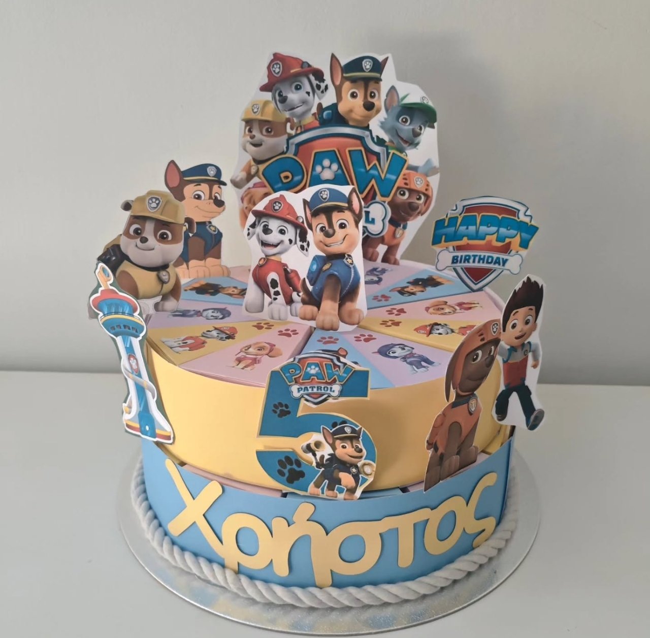 Χάρτινη τούρτα "Paw Patrol" - Image 16