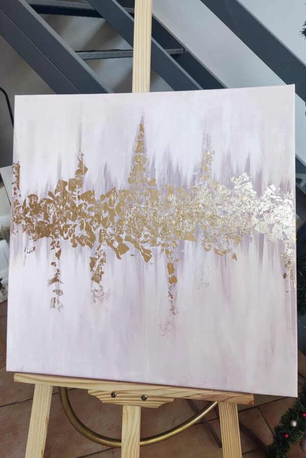 Πίνακας “Abstract Gold” - Image 3