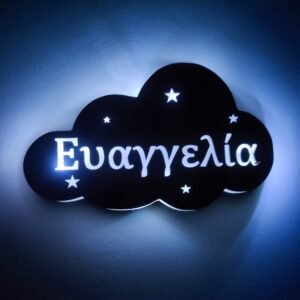 Χειροποίητο φωτιστικό τοίχου "Cloud"