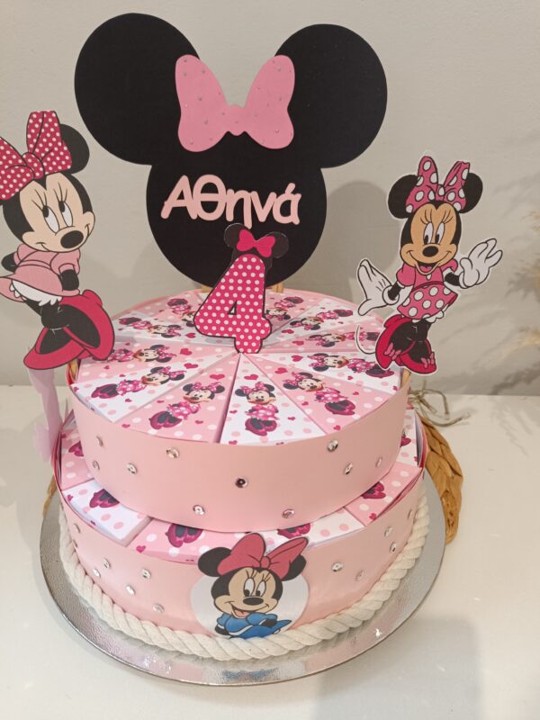 Χάρτινη τούρτα “Minnie Mouse”