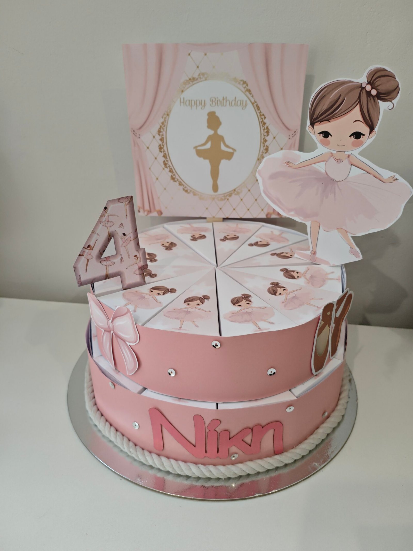 Χάρτινη τούρτα "Ballerina" - Image 2