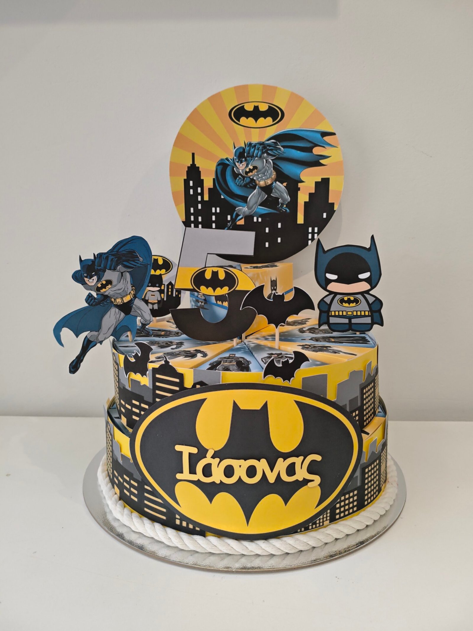 Χάρτινη τούρτα "Batman" - Image 5