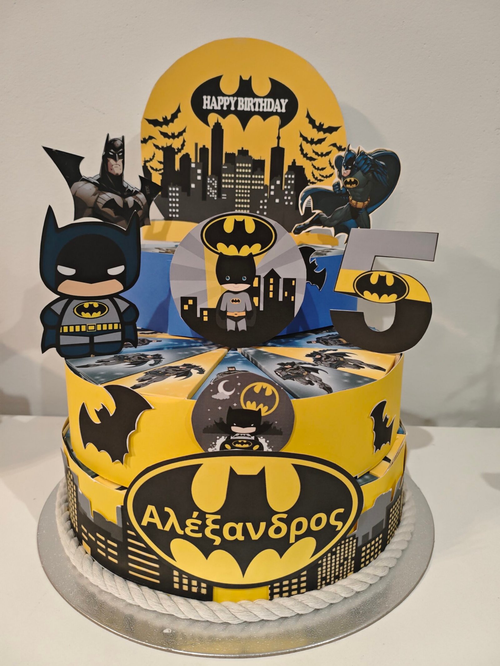 Χάρτινη τούρτα "Batman" - Image 6
