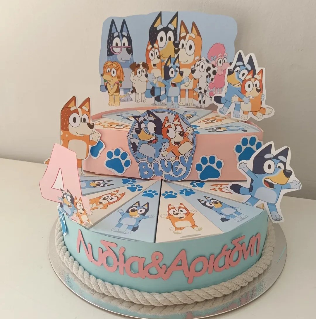 Χάρτινη τούρτα "Bluey" - Image 18