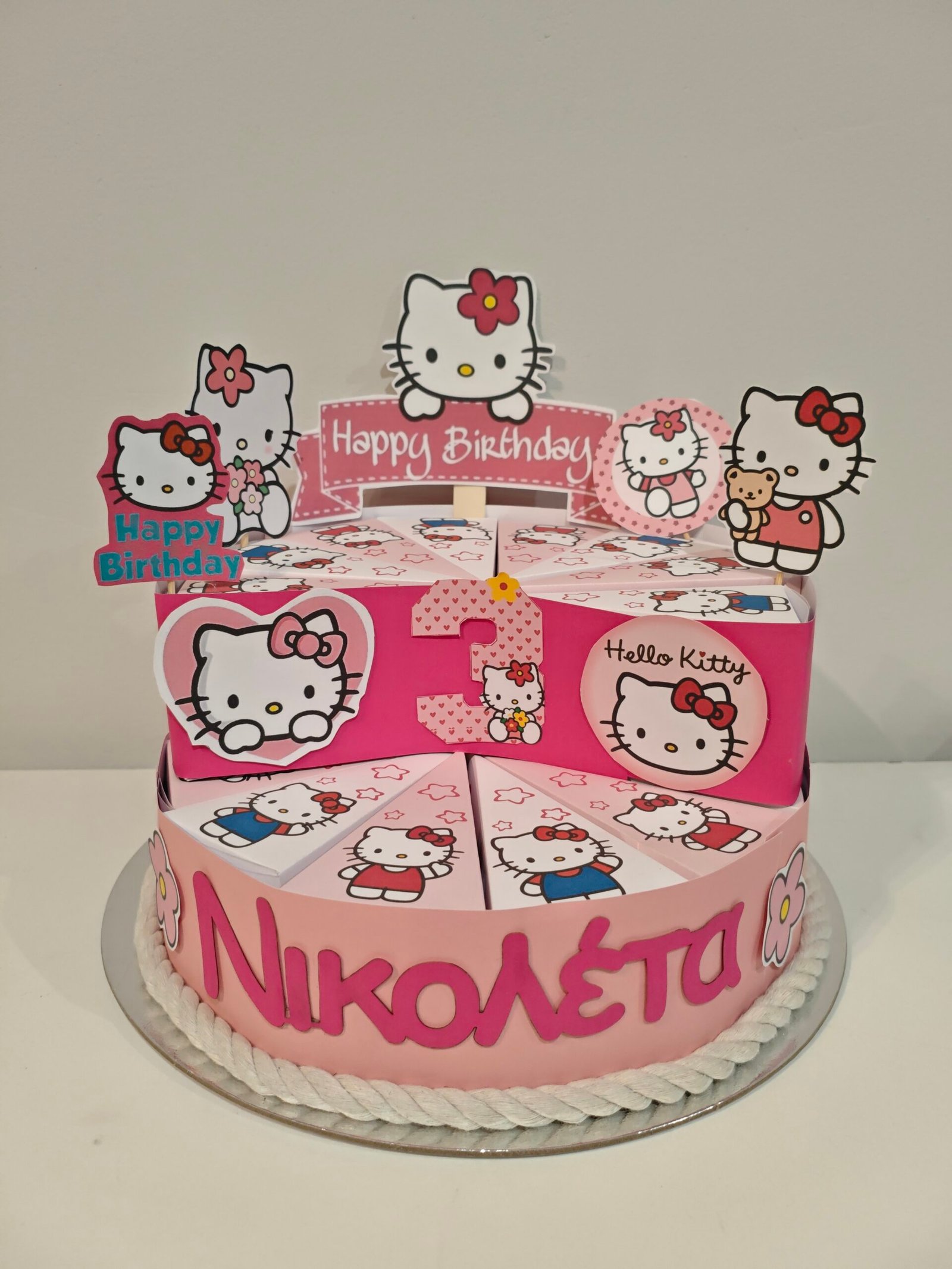 Χάρτινη τούρτα "Hello Kitty" - Image 11