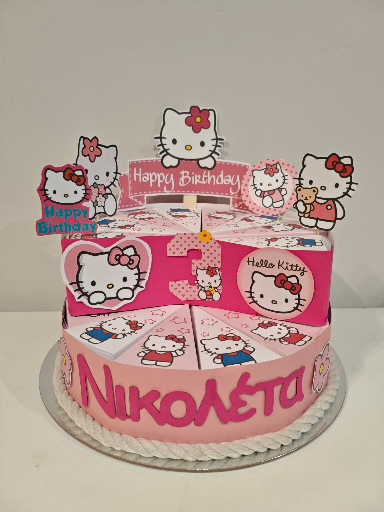 Χάρτινη τούρτα "Hello Kitty" - Image 6