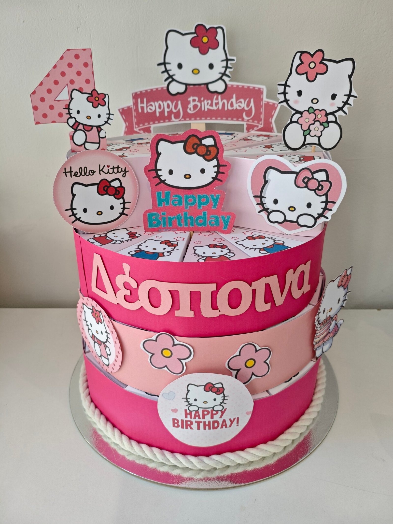 Χάρτινη τούρτα "Hello Kitty" - Image 13