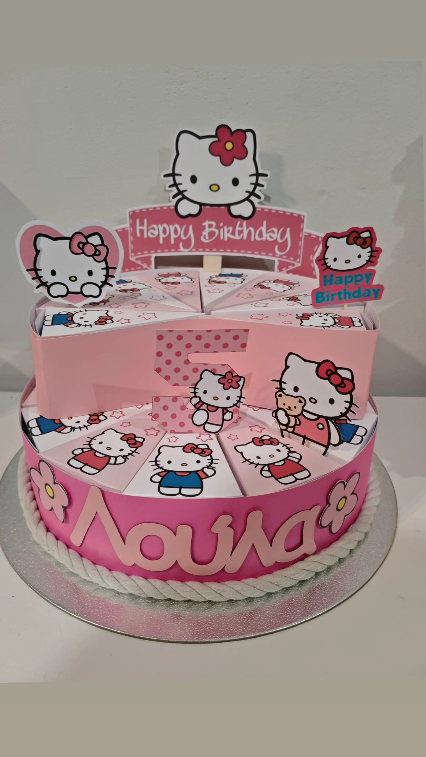 Χάρτινη τούρτα "Hello Kitty" - Image 15