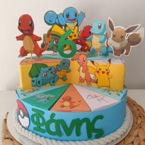 Χάρτινη Τούρτα "Pokemon"