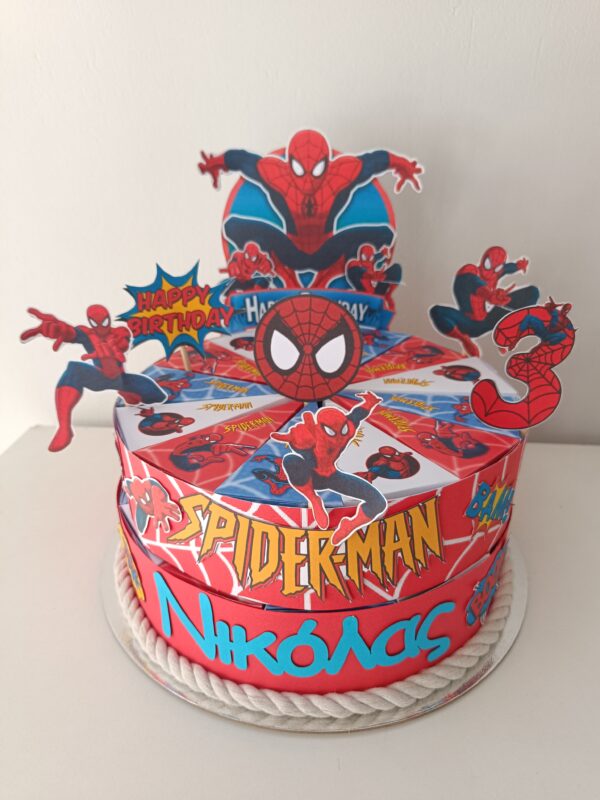 Χάρτινη τούρτα "Spiderman" - Image 13