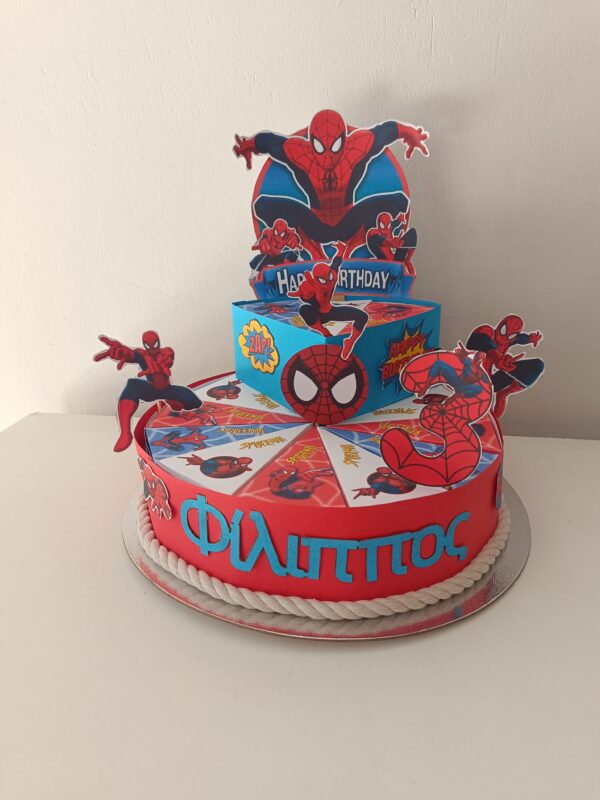 Χάρτινη τούρτα "Spiderman" - Image 15