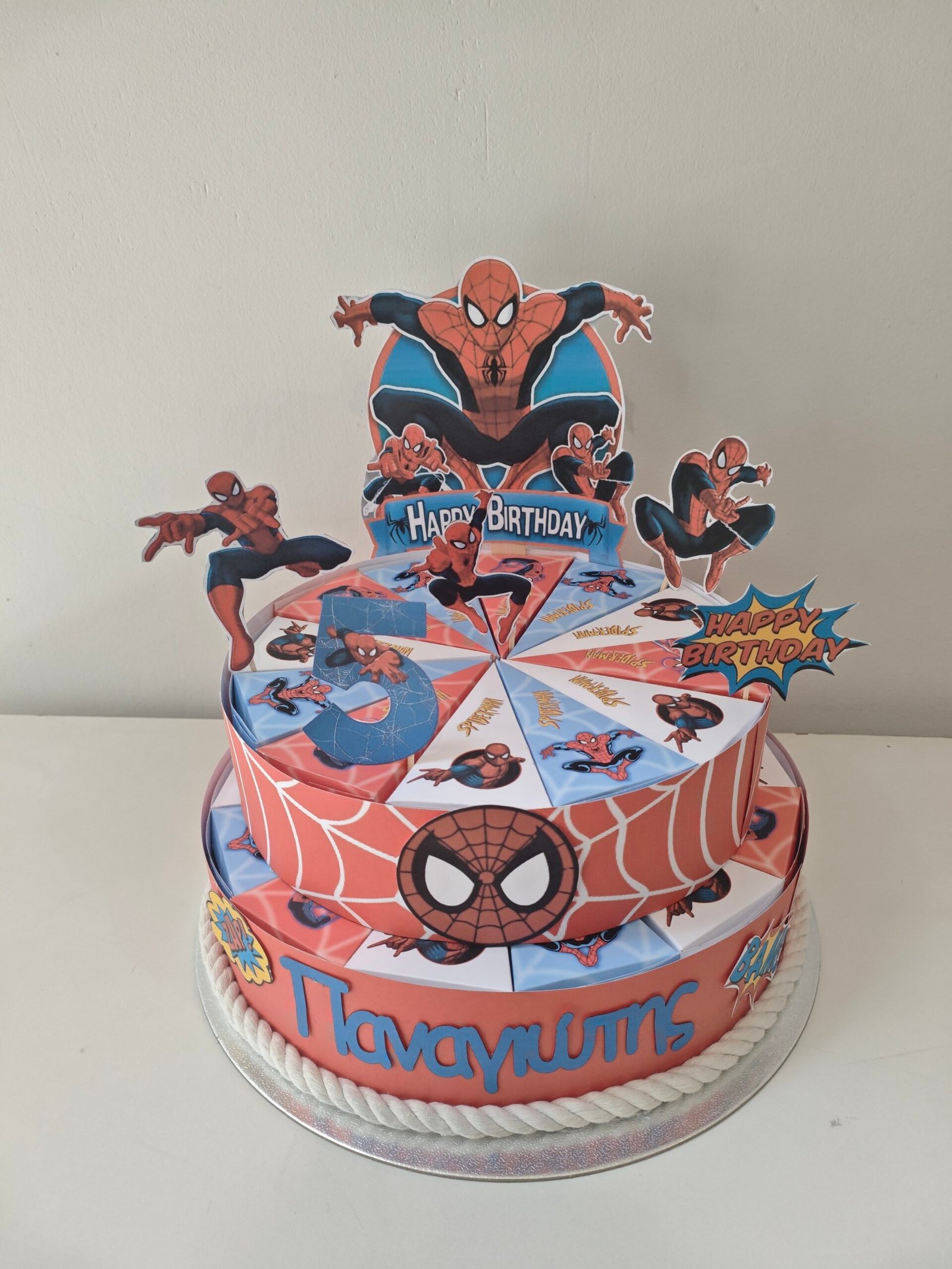 Χάρτινη τούρτα "Spiderman" - Image 13