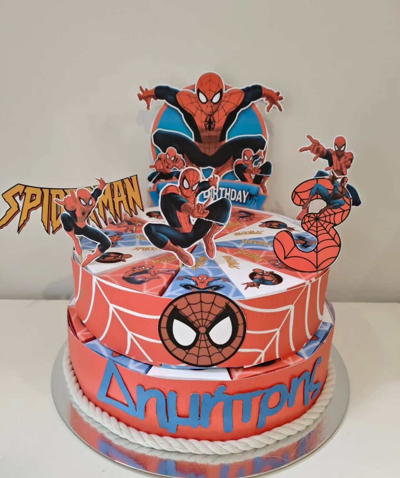 Χάρτινη τούρτα "Spiderman" - Image 18