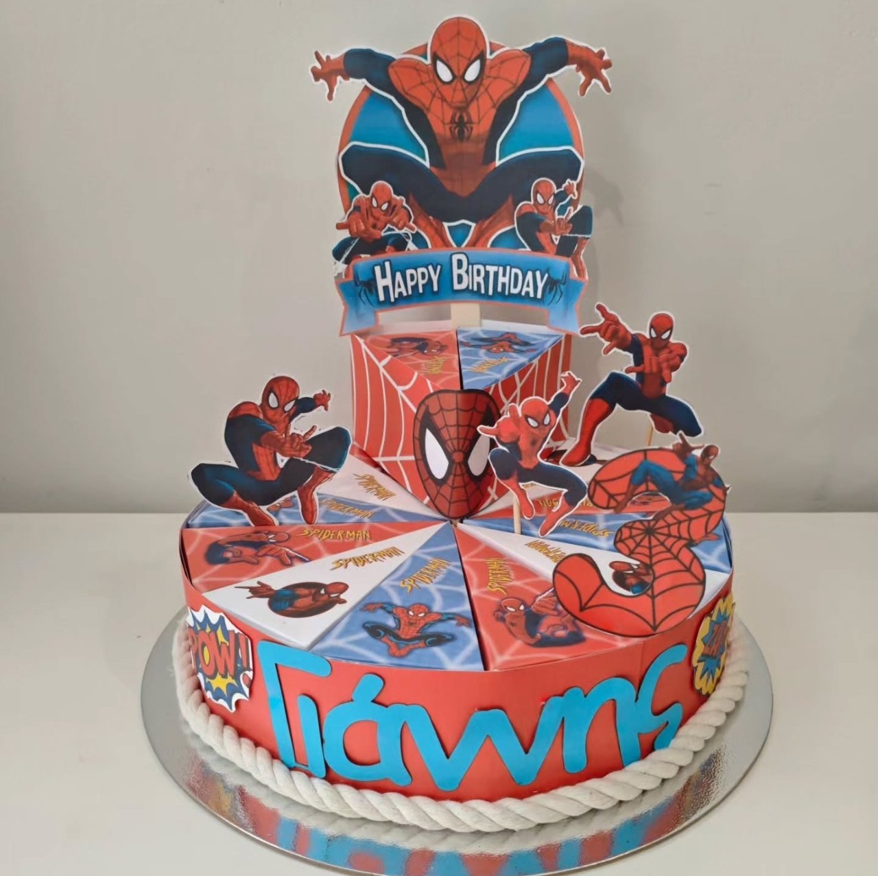 Χάρτινη τούρτα "Spiderman" - Image 15