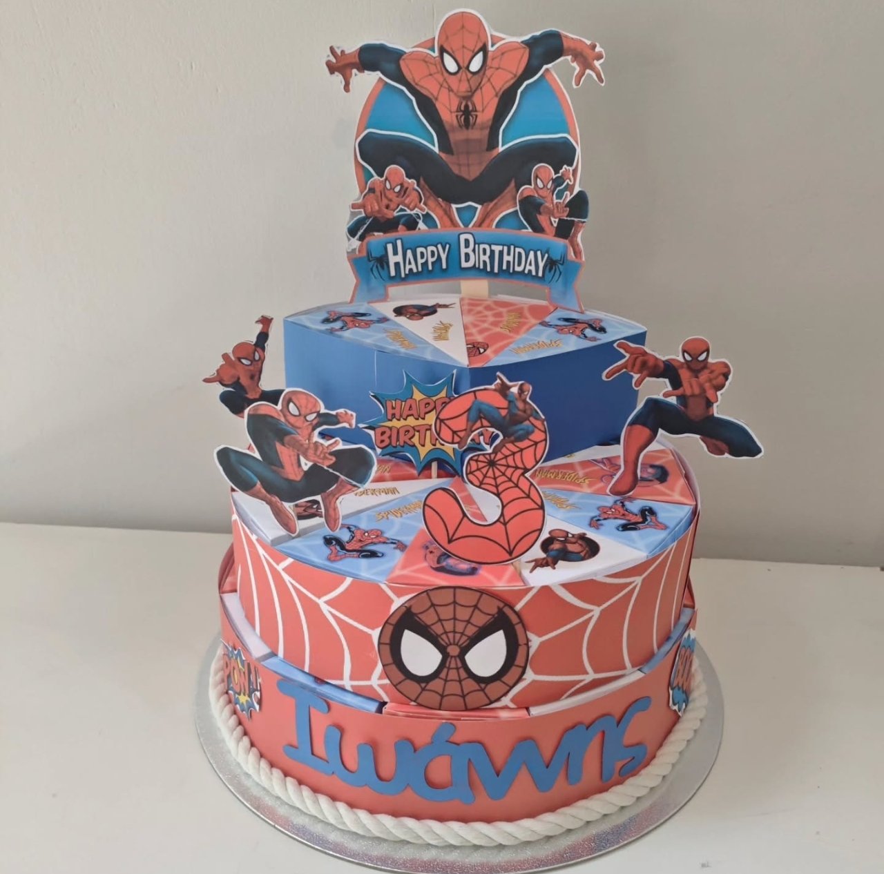 Χάρτινη τούρτα "Spiderman" - Image 17