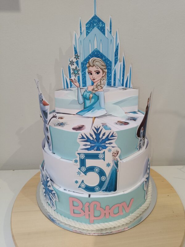 Χάρτινη τούρτα "Frozen" - Image 13
