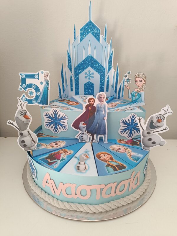 Χάρτινη τούρτα "Frozen" - Image 12
