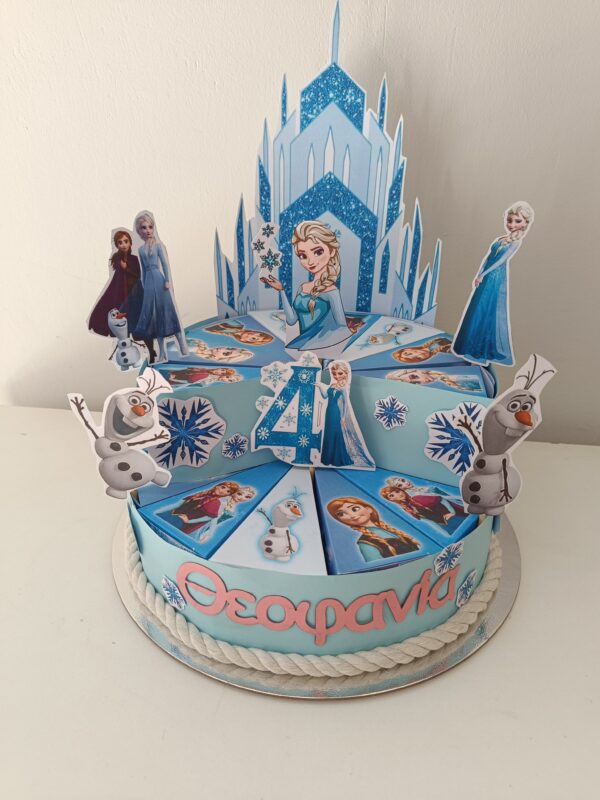 Χάρτινη τούρτα "Frozen" - Image 17