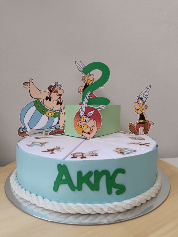 Χάρτινη τούρτα "Asterix"