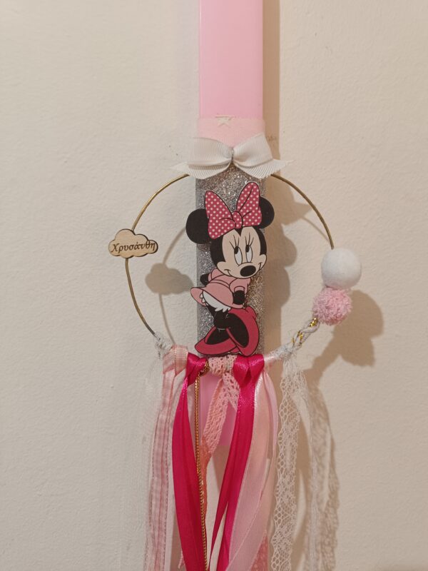 Λαμπάδα "Minnie Mouse" διακοσμητικό - Image 2
