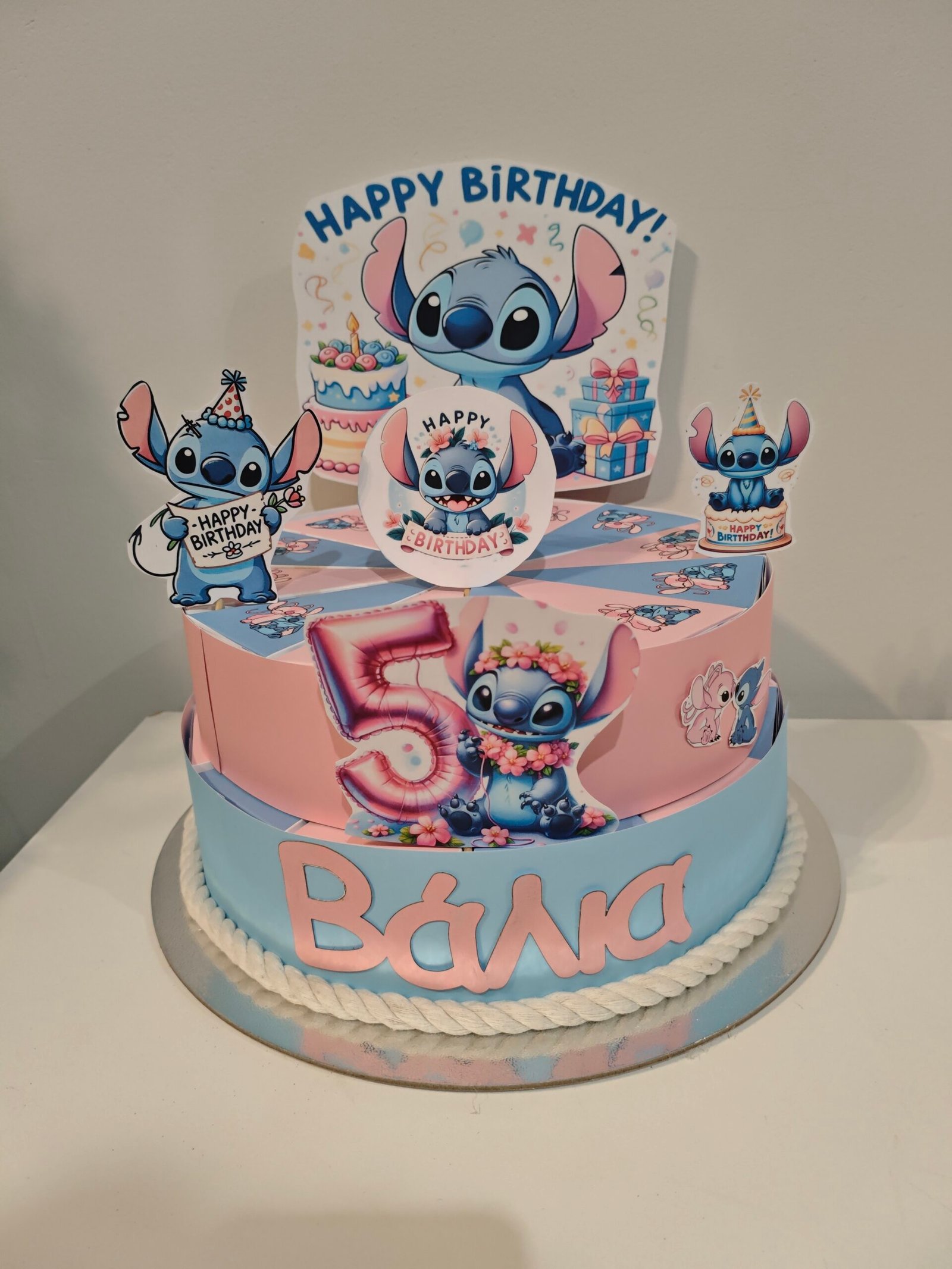Χάρτινη τούρτα "STITCH"