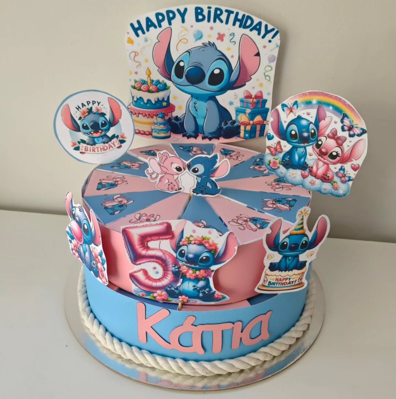 Χάρτινη τούρτα "STITCH" - Image 14