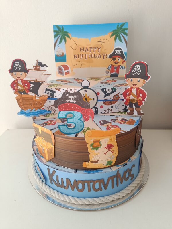 Χάρτινη τούρτα "Πειρατής" Pirate - Image 4