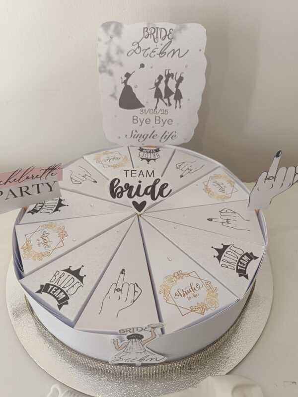 Bachelorette party paper cake (Χάρτινη τούρτα) - Image 4