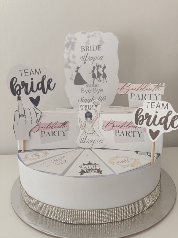 Bachelorette party paper cake (Χάρτινη τούρτα) - Image 7