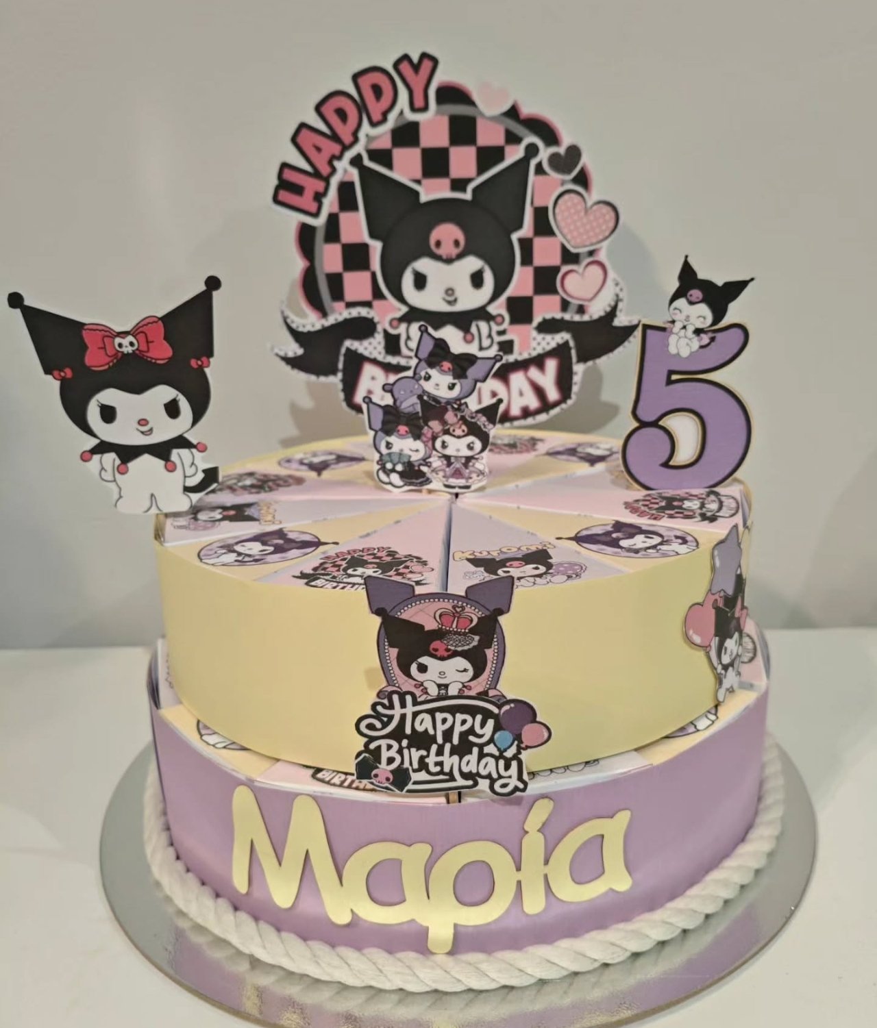 Χάρτινη τούρτα "KUROMI" ΚΟΥΡΟΜΙ - Image 2