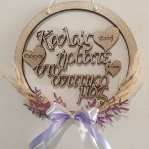 Καλώς ήρθατε στο σπιτικό μας (με ονόματα)