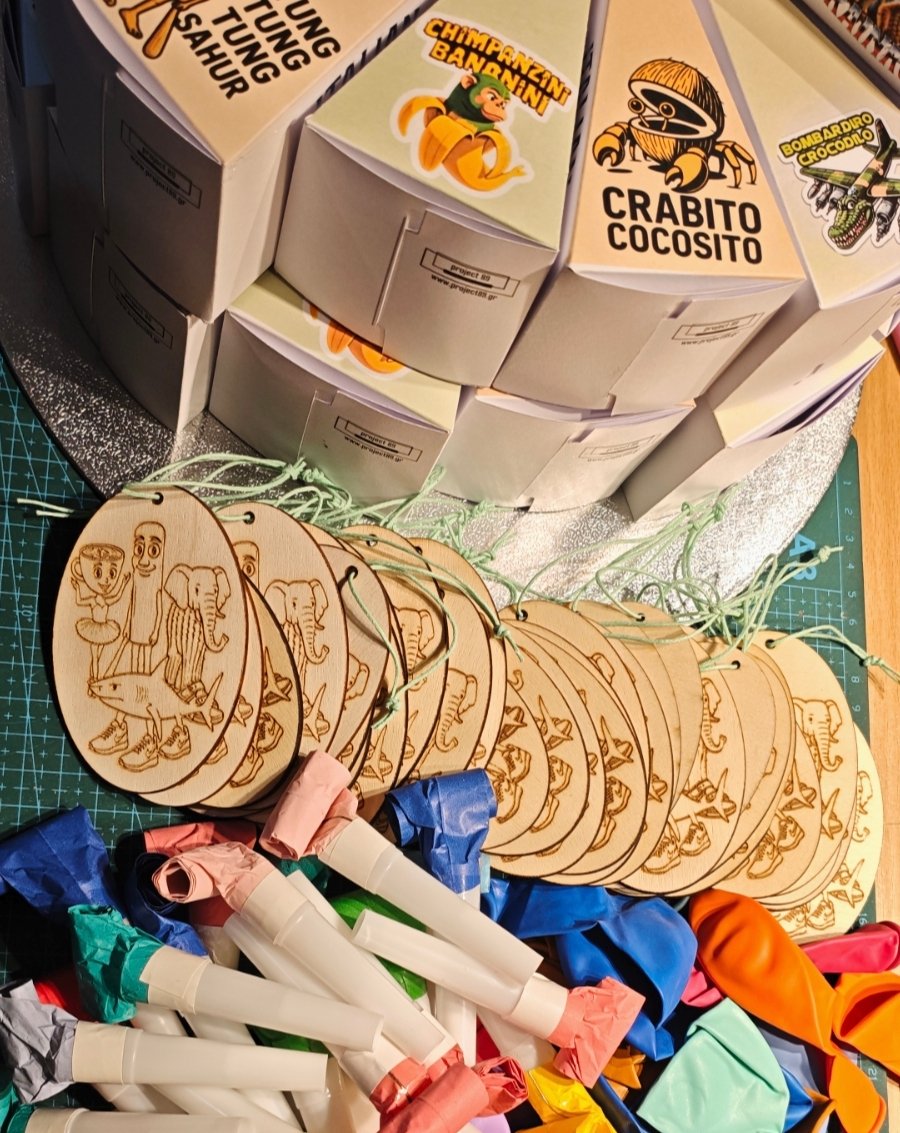 Χάρτινη τούρτα "Italian brainrot" - Image 9