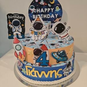 Χάρτινη τούρτα "Αστροναύτης"