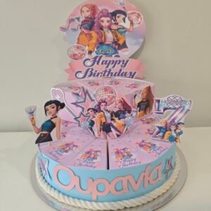 Χάρτινη τούρτα "HUNTRIX" K POP DEMON