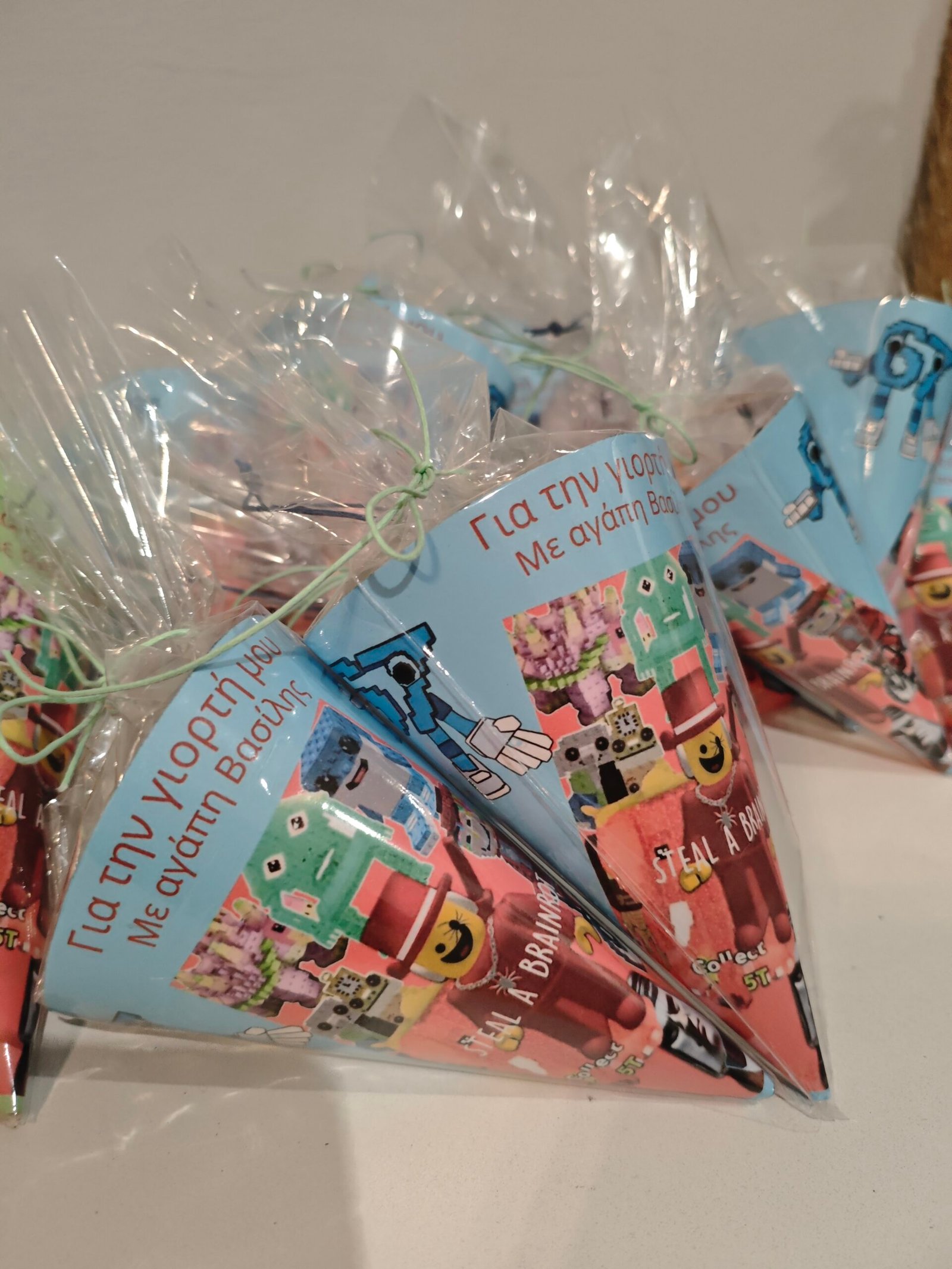 Χωνάκια χάρτινα με γέμισμα (σχολικό κέρασμα) - Image 7