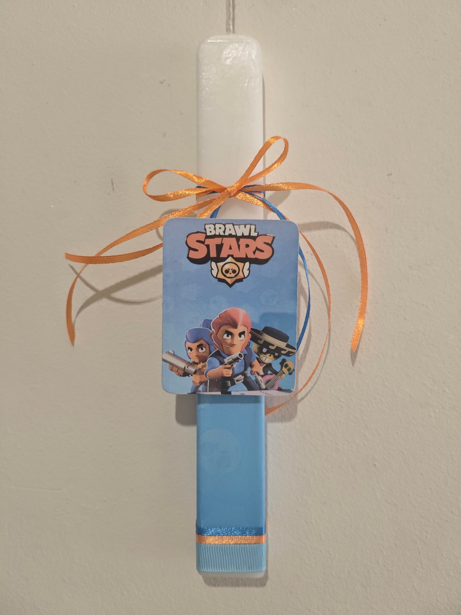 Λαμπάδα "BRAWL STARS" με μαγνητάκι και όνομα