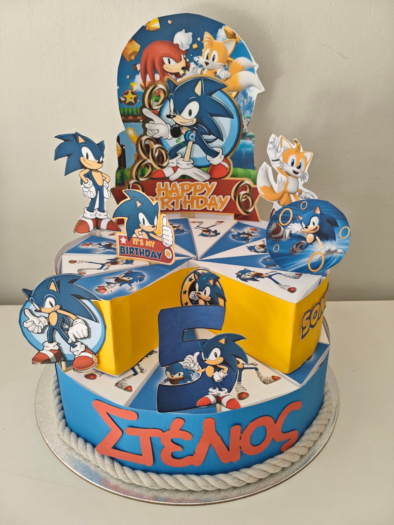 Χάρτινη τούρτα "Sonic" - Image 9