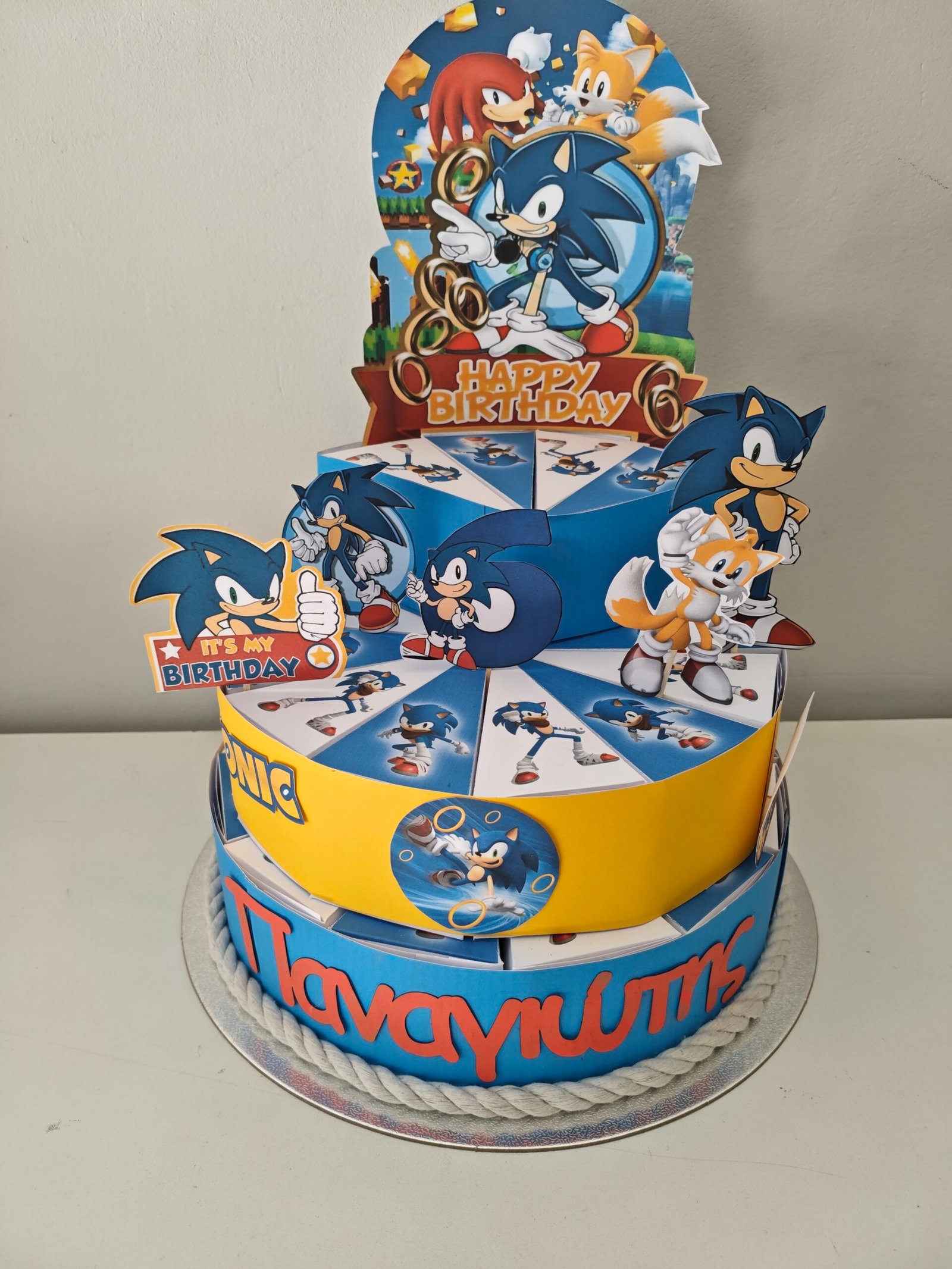 Χάρτινη τούρτα "Sonic" - Image 11